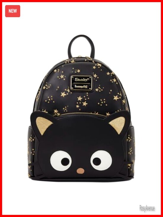 Loungefly Sanrio Chococat Quilted Gold Embroidery Mini Backpack Faux Leather